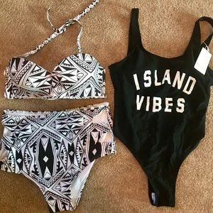 Swimsuits, lot of 2, size Large